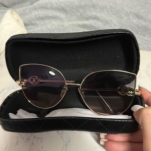 Chanel sunglasses with case